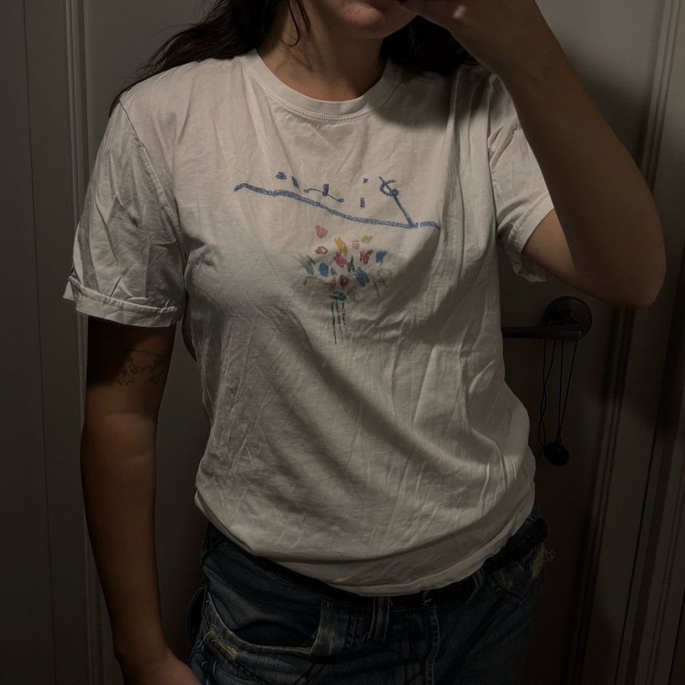 Picasso Graphic White T-Shirt